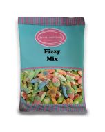Vegan Fizzy Mix - 1Kg Bulk bag of assorted fruit flavour fizzy sweets