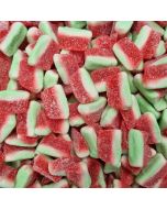 Fizzy Watermelon Slices 3kg - A bulk 3kg bag of fizzy watermelon flavour and shaped sweets