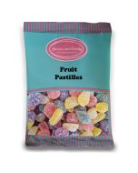 Fruit Pastilles - 1Kg Bulk bag of traditional gummy sweets with a sugar coating