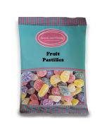 Fruit Pastilles - 1Kg Bulk bag of traditional gummy sweets with a sugar coating