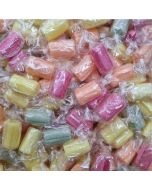Maxons assorted fruit flavour candy rock pieces in a bulk 3kg bag.