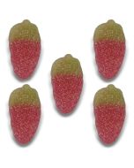 Giant Fizzy Strawberries - retro sweets from our online sweet shop!