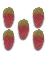 Giant Fizzy Strawberries - retro sweets from our online sweet shop in a bulk 3kg bag!