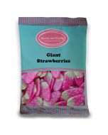 Giant Strawberries - 1Kg Bulk bag of retro giant strawberry flavour sweets!
