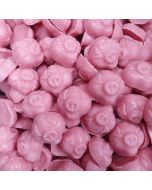 Hannahs Pink Pigs - Strawberry flavour chocolate candy shaped like cute pigs heads