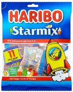 A bumper bag of 11 mini bags of Haribo starmix sweets