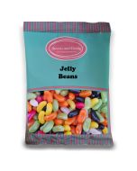 Jelly Beans - 1Kg Bulk bag of traditional assorted fruit flavour, panned jelly sweets