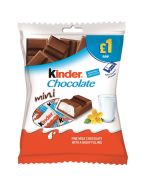 Kinder mini chocolate bags in a share size bag, great childrens sweets!
