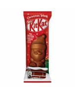 Christmas Sweets - Milk chocolate bar with crunchy wafer pieces shaped like Santa!
