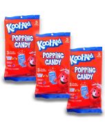 American Sweets - Pack of 3 Kool aid popping candy bags, includes 3 flavours - Tropical Punch, Cherry and Grape