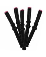Traditional Liquorice Sticks - A pack of 5 old fashioned liquorice sticks with a  candy topping