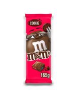 The M&M's Cookie Chocolate Bar is a deliciously smooth milk chocolate sharing bar with M&M’s minis and tasty cookie pieces.