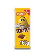 The M&M's Peanut Chocolate Bar is a deliciously smooth milk chocolate sharing bar with M&M’s minis and chopped peanuts.