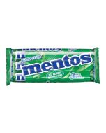 A pack of 3 rolls of chewy spearmint flavour mentos sweets