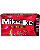An American theatre box frull of red fruit flavour Mike and Ike American sweets