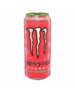 A 473ml can of American Monster Ultra Watermelon, a watermelon flavour drink imported from America