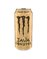 A 473ml can of American Java Monster Mean Bean flavour drink! American Drinks imported into the UK