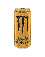 A 473ml can of salted caramel flavour Java Monster American Drinks.