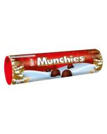 Christmas Sweets - A Christmas chocolate tube filled with milk chocolates with a gooey caramel and crunchy biscuit centre