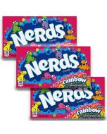 American Sweets - A pack of 3 theatre boxes of rainbow nerds