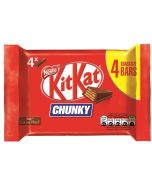 A multipack of 4 Kit Kat Chunky Bars