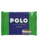 A pack of 5 rolls of original mint flavour polo sweets