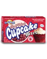 American Sweets - Red Velvet Cupcake Bites, bitesize American candy cupcake morsels in creamy red frosting