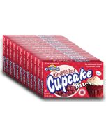 American Sweets - A full case of Red Velvet Cupcake Bites, bitesize American candy cupcake morsels in creamy red frosting