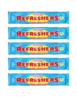 A pack of 7 original lemon flavour refreshers chew bars, the classic chewy retro sweets!