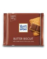 Ritter Sport Butter Biscuit - a perfectly square biscuit in fine cocoa creme covered in milk chocolate.