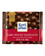 Ritter Sport dark chocolate bar with crunchy roasted whole hazelnut