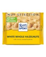 Ritter Sport white chocolate bar with crunchy roasted whole hazelnut