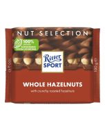 Ritter Sport - We've packed as many hazelnuts as we can into this delicious square. All whole and smoothed in milk chocolate