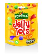 A 120g bag of Rowntree's jelly tots, fruit flavour squidgy jelly sweets