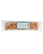 Crunchy Peanuts set in a delicious salted caramel flavour brittle bar