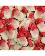 Christmas Sweets - fruit flavour sweets shaped like Santa Faces