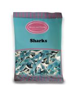 Sharks - 1Kg Bulk bag of fruit flavour jelly sweets shaped like sharks!