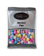 Sherbet Pips - 1Kg Bulk bag of traditional small assorted fruit flavour boiled sweets with a sherbet centre