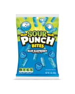 American Sweets - Sour blue raspberry flavour American candy bites with a sour coating