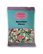 Spearmint Chews - 1Kg Bulk bag of traditional spearmint flavour chewy sweets