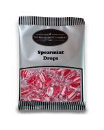 Spearmint Drops - 1Kg Bulk bag of traditional boiled sweets with a sweet spearmint flavour.