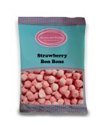 Strawberry Bon Bons - 1Kg Bulk bag of retro chewy bon bons with a strawberry flavour