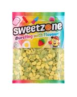 Retro Sweets - A bulk 1kg bag of Sweetzone apple and custard heart sweets