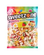 Retro Sweets - A bulk 1kg bag of Sweetzone Fruity Hearts sweets