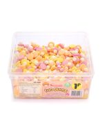 A full tub of Swizzels fun gums foam mushroom sweets