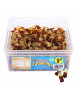 Retro Sweets - A full tub of jelly cola bottle sweets made by Swizzels!