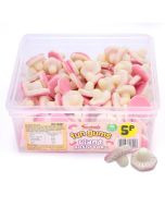 A full tub of Swizzels Fun Gums giant foam mushroom sweets