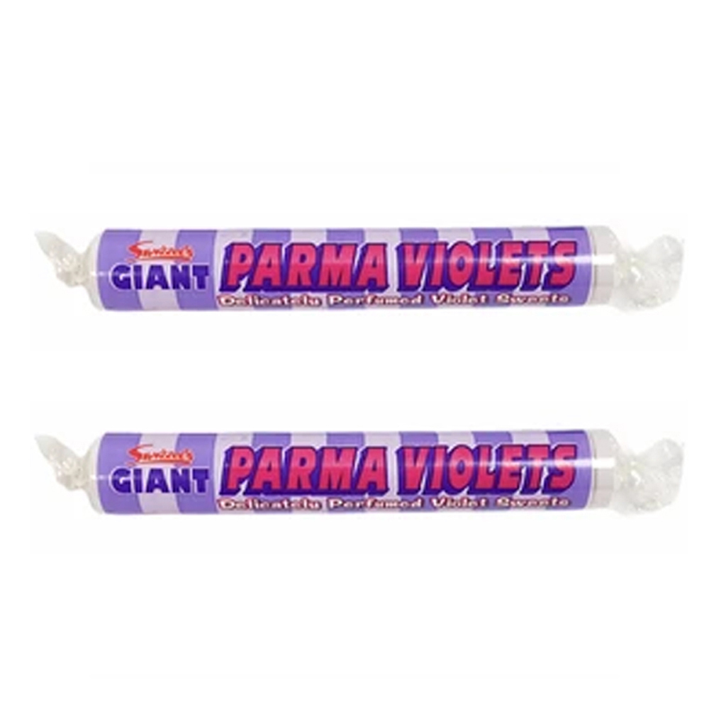 Swizzels delicately perfumed violet sweets in giant rolls
