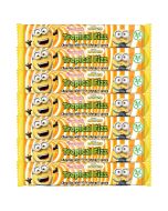 Retro Sweets - A pack of 7 Swizzles Minion tropical fizz chews bar.