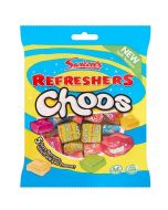 A bag of swizzels refreshers sweets in chewits style cubes with a fizzy sherbet centre